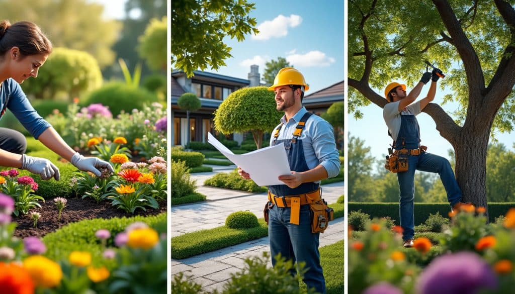 Jardinier, paysagiste et élagueur : trois métiers distincts